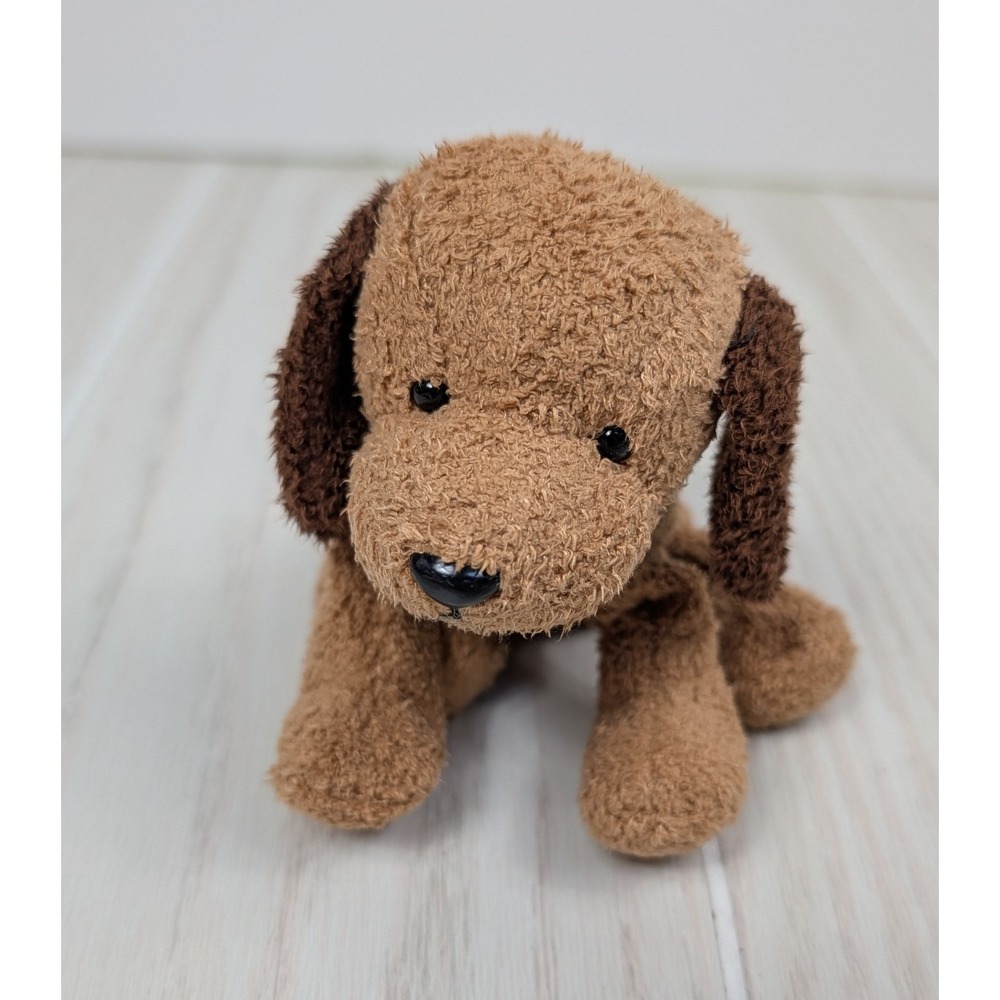 Russ Berrie Luv Pets Buddy Brown Dog #3035 Chamois Beanie Plush 5"